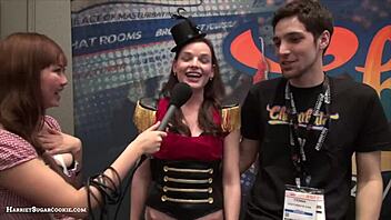 Fionnaandjimmy showcase big tits in chaurbate video at ae expo