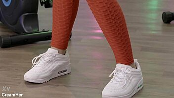 Natural redhead Gia Tvoricceli takes massive cock deep for rough pounding and creampie finish.