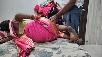 indian desi woman enjoys intimate session with partner in hindi audio