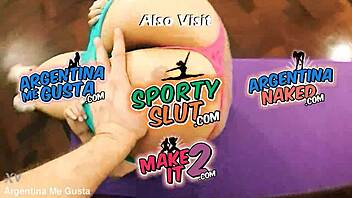 Whoa check out this amazing big round ass in tight lycra