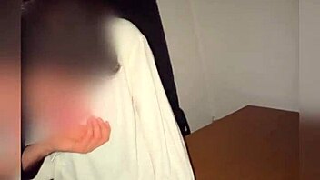 Amateur mature Mexican milf with big natural tits gets penetrated by student in classroom at night