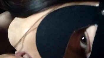 Hey, check out this hot morena with a big ass getting a massive cumshot on her curves.