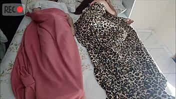 In a homemade twist, mature guy spins lies so young neighbor shares bed leading to ass masturbation cum handjob and submissive cock action in shorts.