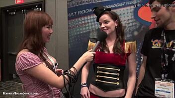 Fionnaandjimmy showcase big tits in chaurbate video at ae expo