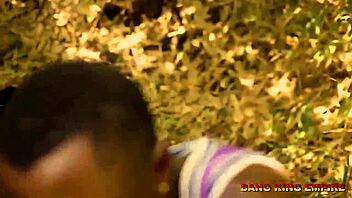 outdoor amateur lagos mummy got fucked hard in the bush by big black cock with wet hairy pussy orgasm