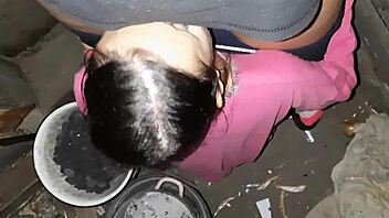 On First Date I Fuck Her Mouth Hotly in Abandoned House - Lesbian Illusion Girls