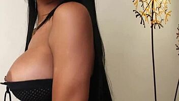 Cute Horny Trans Chick Toys Her Tight Asshole