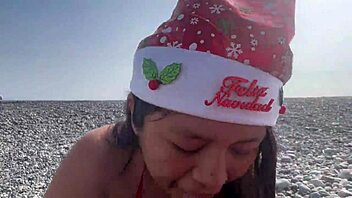 Argentinian Babe Valentina Gets Fucked On Beach After Christmas Party