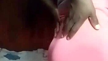 horny kenyan crossdresser strips to finger and gape his big asshole solo