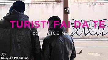 belgian tourism turns wild with alice maze in anal dap double penetration and hairy pussy group fun!