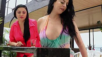 stripper gets lucky pounding two hot milfs in doggystyle and missionary positions - dilan clavijo