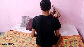 Skinny Indian Teen Takes Huge Cock Deep in Tight Pussy for Rough Hardcore Fucking and Cumshot