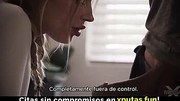 Blonde Beauty Sucks Cock and Gets Intense Fucking with Creampie!