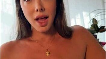 why is this hotwife brunette ana rothbard fingering herself so wildly alone?