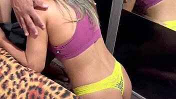 Belinha's Morning Adventures With Two Hung Guys In Cute Lingerie And Domination Play!