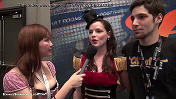 Fionnaandjimmy showcase big tits in chaurbate video at ae expo