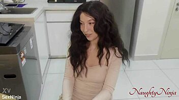 My husband can't get me pregnant but somehow I end up with creampie after intense pov session.