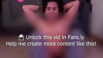 Imagine this athletic Filipina doing sit-ups with a lush vibrator in both holes, moaning as she loses count from the distraction.