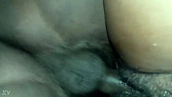 She bent over in doggystyle, squirting wildly during intense sex session.