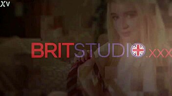 this british 18 year old redhead in emo goth costume teases her neighbor with lingerie before getting edged to orgasm in homemade video