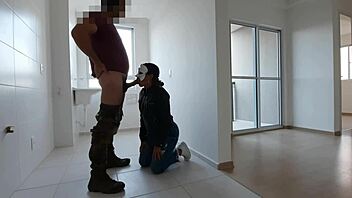 i was checking out an apartment and ended up giving my ass to the real estate agent he came inside