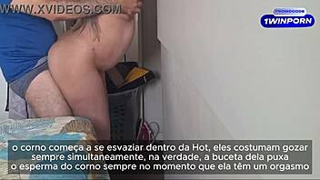 Oh my god, this married Brazilian wife is getting filled with so much cum leaking out!