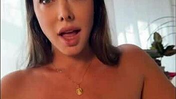 why is this hotwife brunette ana rothbard fingering herself so wildly alone?