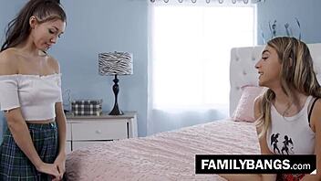 Hey, who's ready for flushed sweet girls' pussy orgasm in the garage? Maya Woulfe and Lexy Grey dive into face sitting and licking for ultimate pleasure!