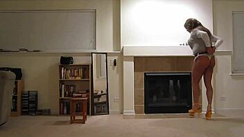 hey check out rachel st clair in this handcuff bondage display