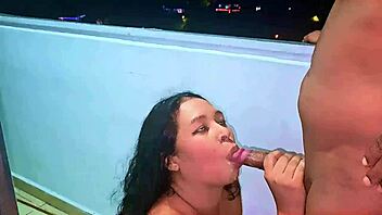 personal-error i uh latina slut suckin and fuckin cock on balcony overlookin street