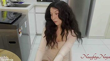 My husband can't get me pregnant but somehow I end up with creampie after intense pov session.