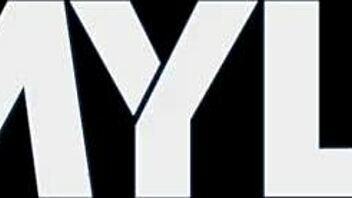 hot blonde milf bent over for doggystyle fucking and titty fuck on kitchen sofa.