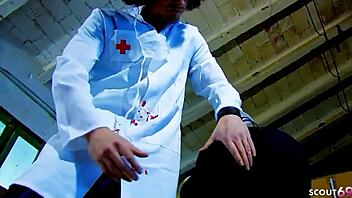 Hey, what's up with this wild carnival threesome featuring a funny story and hot teen Angelica in rough group sex?