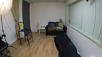 Blonde takes deepthroat gagging and choking on cock before hardcore anal fucking as skinny slut