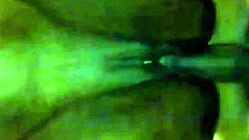 Black bbw contrasts big ass and natural tits with homemade anal fucking and blowjob in lingerie.