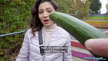 i picked up big tits helina dream for public blowjob and pov sex with my big dick outdoors