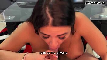 Silvana Lee maid with big latina ass rides and fucks Brian Evansx in wet doggystyle fantasy