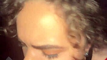 Curly-haired ebony nympho, why take that huge facial cumshot from Flaxk after deepthroat and rough face fucking?