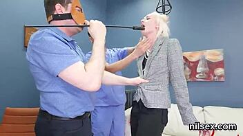 Spicy Teen 18+ Endures Intense Anus Treatment In Bizarre Madhouse