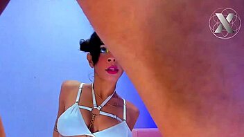 Big Tits Brunette Latina And Blonde Friends Suck Boyfriends' Cocks