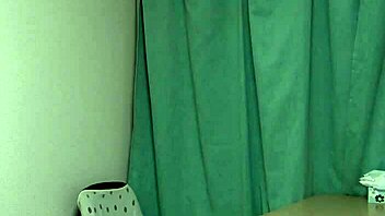 Even If A Japanese Girl Wears Clothes She Cant Hide Anything During Gym Workout Stretching Nude Solo Session