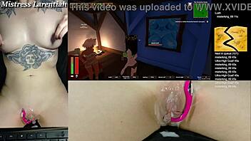 oh god, this twitch egirl's playing tropical monster girls with cum dripping from her tight shaved pussy?!