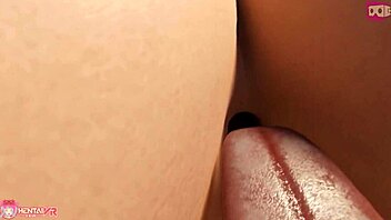 hey jessie is enjoying that moment with tifas backside