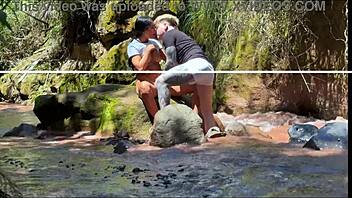 Amateur Couple Fucks Outdoors By The River