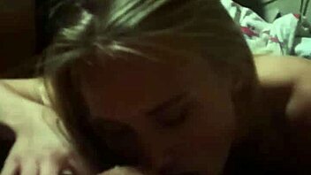 tennyhole young 18+ blonde gives powerful blowjob
