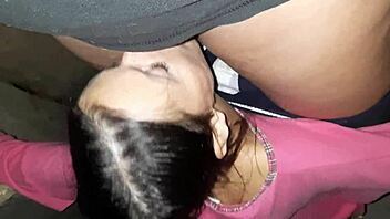 On First Date I Fuck Her Mouth Hotly in Abandoned House - Lesbian Illusion Girls