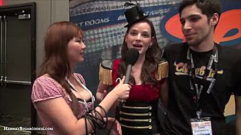 Fionnaandjimmy showcase big tits in chaurbate video at ae expo