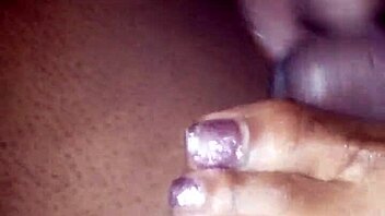 Toes Curl Around Hard Cock In Steamy Footjob Action