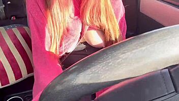 Italian Big Tits Milf Artemisia Love Drives And Flashes Boobs Publicly