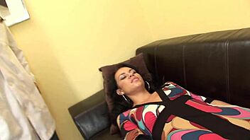 what happens when a brunette milf gets fucked by a doctor in lingerie and pantyhose at the hospital?